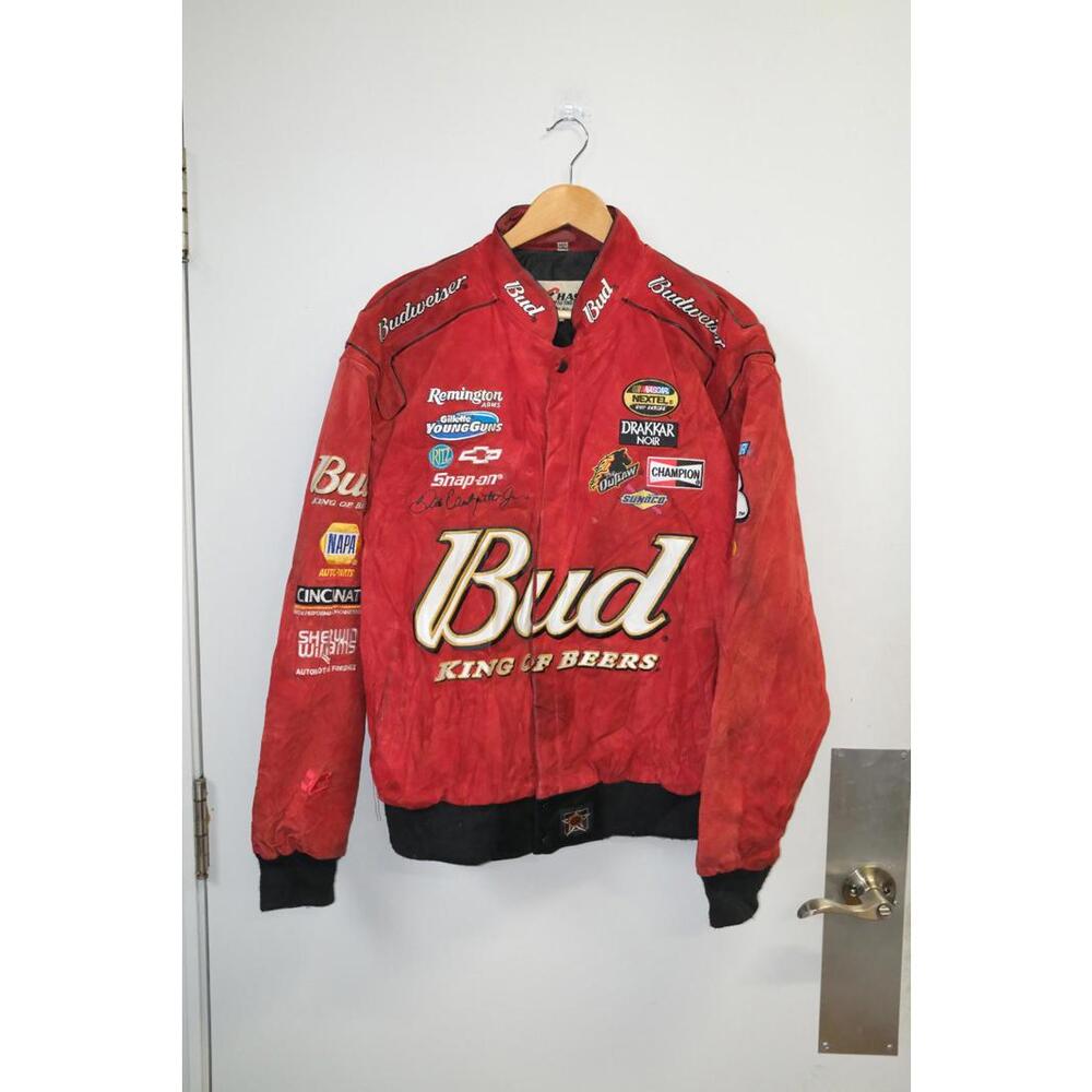 00's Chase Authentic Bud Suede JH Design Racing Jacket
